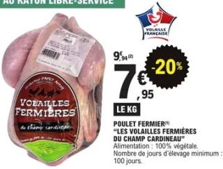 Poulet fermier Les Volailles Fermières du Champ Cardineau Papet