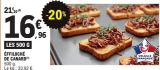 Éffiloché de canard Chez Morille