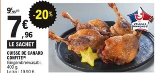 Cuisse de canard confite Maison Mitteault