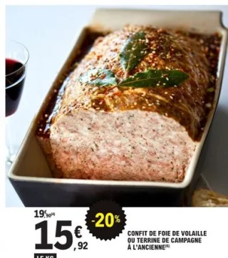 Confit de foie de volaille ou terrine de campagne à l'ancienne Paul BEGEIN