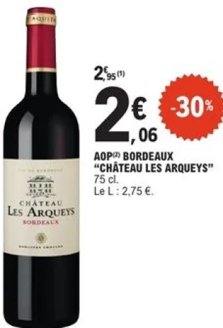 AOP Bordeaux Château Les Arqueys