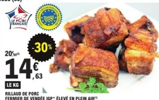 Rillaud de porc fermier de Vendée IGP élevé en plein air Maison Giffaud