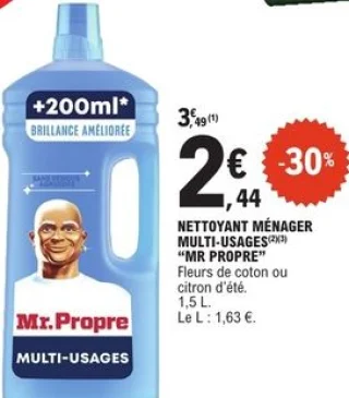 Nettoyant ménager multi-usages Mr Propre