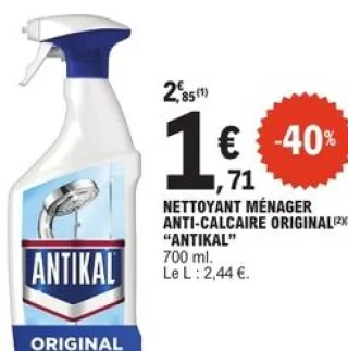 Nettoyant ménager anti-calcaire original Antikal