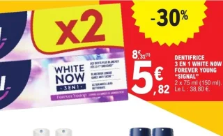 Dentifrice 3 en 1 White Now Forever Young Signal
