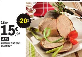 Andouille de pays blanche Daniel Bernier
