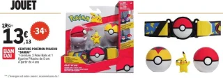 Ceinture Pokémon Pikachu Bandai