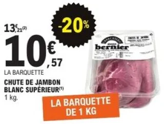 Daniel Bernier Chute de Jambon Blanc Supérieur 1 kg
