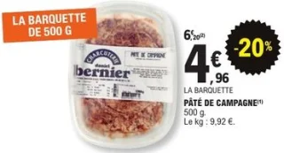 Daniel Bernier Pâté de Campagne 500 g