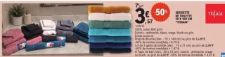 Serviette de toilette 50 x 100 cm Tissaia