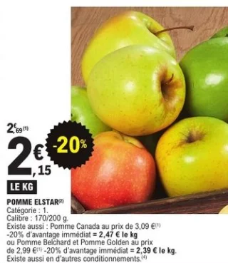 Pommes Elstar Les Vergers des Jouardières
