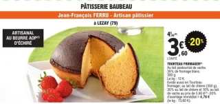Tourteau Fromager Pâtisserie Baubeau