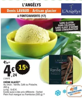 Crème glacée L'Angélys