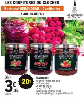 Confiture Les Confitures du Clocher