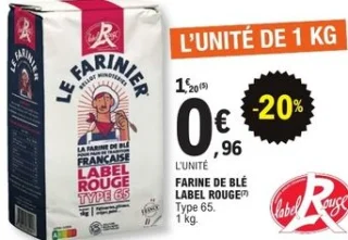 Farine de blé Label Rouge Type 65 Le Farinier Bellot Minoteries
