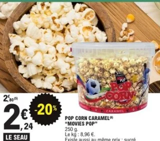 Pop Corn Caramel "Movies Pop" Sphère Production