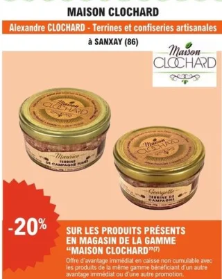 Terrines et confiseries artisanales Maison Clochard
