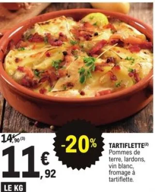 Tartiflette Les Délices de Mendès
