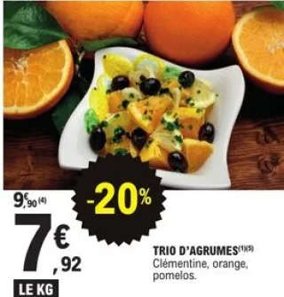 Trio d'agrumes Les Délices de Mendès