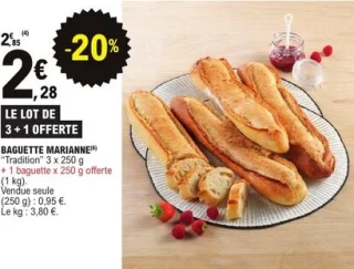Baguette Marianne "Tradition" Les Délices de Mendès