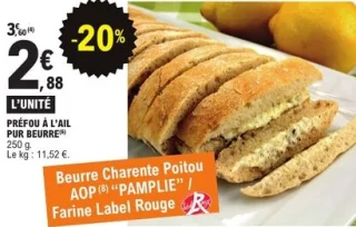 Préfou à l'ail pur beurre Les Délices de Mendès
