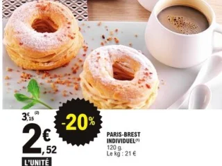 Paris-Brest individuel 120 g