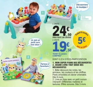 Vtech baby Mon super piano des découvertes / Grand livre tout doux des découvertes