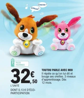 Vtech baby Toutou parle avec moi