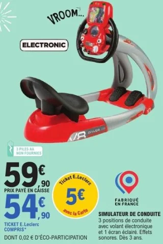 Simulateur de conduite V8 Driver