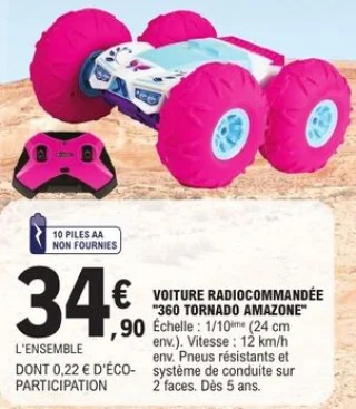 Voiture radiocommandée "360 Tornado Amazone" Exost