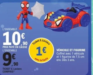 Coffret Véhicule et figurine Spidey