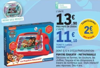 Pupitre Éducatif Pat' Patrouille Clementoni