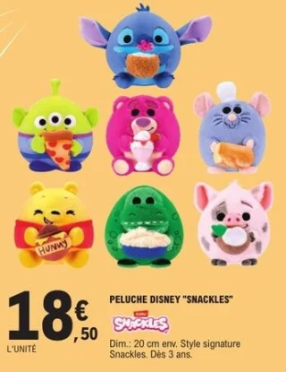 Peluche Disney Snackles