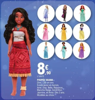 Disney Princesses Poupée Vaiana 29 cm