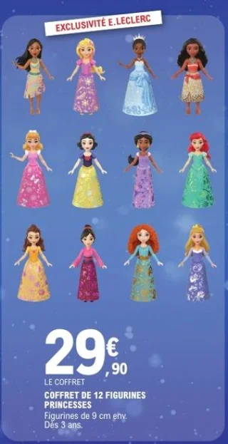 Disney Princesses Coffret de 12 figurines