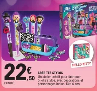 Crée tes stylos K-Pop Demon Hunters