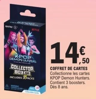 Coffret de cartes K-Pop Demon Hunters
