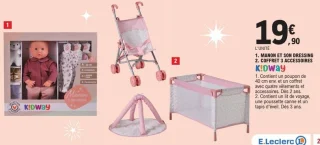 Manon et son dressing ou Coffret 3 accessoires K!Dway