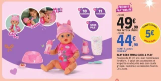 Baby Born Emma Click & Play