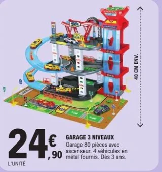 Garage 3 Niveaux avec ascenseur