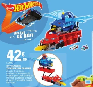 Hot Wheels City Ultimate Transporteur Dragons