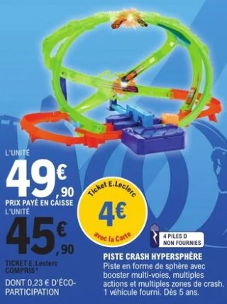 Hot Wheels Piste Crash Hypersphère