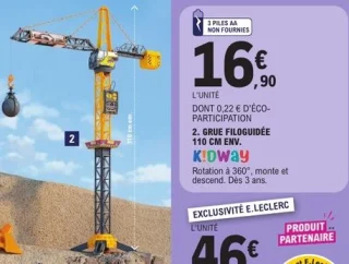 Grue filoguidée 110 cm env. K!Dway