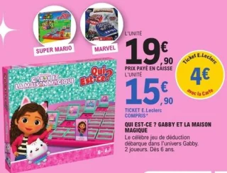 Jeu de société Qui Est-ce ? Gabby et la Maison Magique