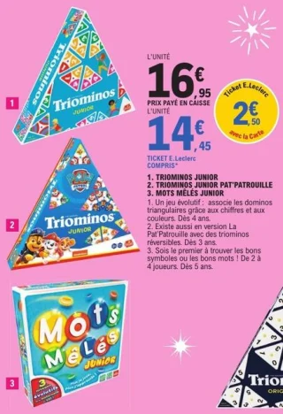 Triominos Junior / Mots Mêlés Junior