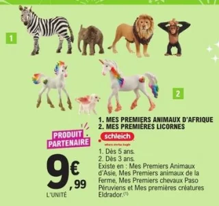 Schleich Mes premiers animaux d'Afrique / Mes premières licornes