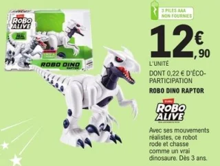 Robo Dino Raptor Zuru Robo Alive