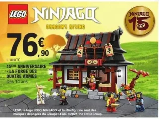 LEGO Ninjago 15ème Anniversaire La Forge des Quatre Armes