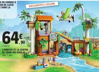 LEGO Friends - L'habitat et le centre de soins des koalas
