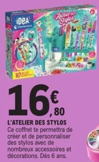 L'atelier des stylos Clementoni IDEA